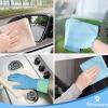 image24 Pcs Fish Scale Streak Free Miracle Cleaning Cloth Easy Clean Nanoscale Microfiber Window Mirror Glass Cleaning Cloth Lint Free Cloth Wine Glass Polishing Towel ReusableColor Shipped Randomly