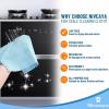image24 Pcs Fish Scale Streak Free Miracle Cleaning Cloth Easy Clean Nanoscale Microfiber Window Mirror Glass Cleaning Cloth Lint Free Cloth Wine Glass Polishing Towel ReusableColor Shipped Randomly