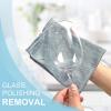 image24 Pcs Fish Scale Streak Free Miracle Cleaning Cloth Easy Clean Nanoscale Microfiber Window Mirror Glass Cleaning Cloth Lint Free Cloth Wine Glass Polishing Towel ReusableBlueGrayPurplePink