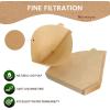 imageNiveaya 200 Count Cone Coffee Filters Size 02 Natural Unbleached Paper Coffee Filter Disposable Cone Filters for Pour Over and Drip Coffee Maker 24Cupnatural brown