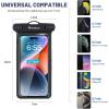 imageNiveaya Waterproof Phone Pouch Waterproof Phone Case Compatible for iPhone 15 14 13 12 Pro Max Up to 7quot IPX8 Cellphone Kayak Accessories Travel Essentials 1PackPack of 1 Black