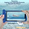 imageNiveaya Waterproof Phone Pouch Waterproof Phone Case Compatible for iPhone 15 14 13 12 Pro Max Up to 7quot IPX8 Cellphone Kayak Accessories Travel Essentials 1PackPack of 1 Dark blue