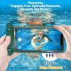imageNiveaya Waterproof Phone Pouch Waterproof Phone Case Compatible for iPhone 15 14 13 12 Pro Max Up to 7quot IPX8 Cellphone Kayak Accessories Travel Essentials 1PackPack of 1 Green