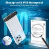 imageNiveaya Waterproof Phone Pouch Waterproof Phone Case Compatible for iPhone 15 14 13 12 Pro Max Up to 7quot IPX8 Cellphone Kayak Accessories Travel Essentials 1Packpack of 1 Clear