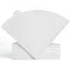imageNiveaya 200 Count Cone Coffee Filters Size 02 Natural Unbleached Paper Coffee Filter Disposable Cone Filters for Pour Over and Drip Coffee Maker 24Cupnatural white