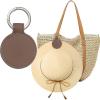 imageNiveaya Magnetic Hat Clip for Travel on Bag  Magnet Storage Hook Vacation Traveling Essentials Accessory BeigeCoffee Brown