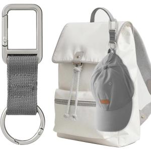 imageNiveaya Hat Clip for Travel Suitable for Baseball Snapback and Ponytail Caps Cap Hat for Vacation Beach Cruise EssentialsDark Grey