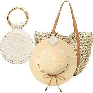 imageNiveaya Magnetic Hat Clip for Travel on Bag  Magnet Storage Hook Vacation Traveling Essentials Accessory Beige1PCS Beige