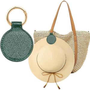 imageNiveaya Magnetic Hat Clip for Travel on Bag  Magnet Storage Hook Vacation Traveling Essentials Accessory Beige1pcs Green