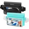 imageNiveaya IPX8 Waterproof Fanny Pack 2Pack Double Space Waterproof Phone Pouch 2Pack