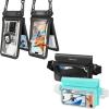 imageNiveaya IPX8 Waterproof Fanny Pack 2Pack Double Space Waterproof Phone Pouch 2Pack