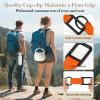 imageNiveaya Hat Clip for Travel  2PCS Stylish Hat Clip for Baseball Cap amp Snapback Trucker Ponytail Hat Sturdy Carabiner with Double Lock for Backpack Luggage Bag Outdoor Vacation Cruise Essentials2PCS BlackOrange