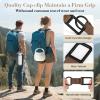 imageNiveaya Hat Clip for Travel  2PCS Stylish Hat Clip for Baseball Cap amp Snapback Trucker Ponytail Hat Sturdy Carabiner with Double Lock for Backpack Luggage Bag Outdoor Vacation Cruise Essentials2PCS BlackBrown
