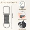 imageNiveaya Hat Clip for Travel  2PCS Stylish Hat Clip for Baseball Cap amp Snapback Trucker Ponytail Hat Sturdy Carabiner with Double Lock for Backpack Luggage Bag Outdoor Vacation Cruise EssentialsDark Grey