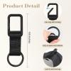 imageNiveaya Hat Clip for Travel  2PCS Stylish Hat Clip for Baseball Cap amp Snapback Trucker Ponytail Hat Sturdy Carabiner with Double Lock for Backpack Luggage Bag Outdoor Vacation Cruise Essentials2PCS BlackBlack