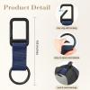 imageNiveaya Hat Clip for Travel  2PCS Stylish Hat Clip for Baseball Cap amp Snapback Trucker Ponytail Hat Sturdy Carabiner with Double Lock for Backpack Luggage Bag Outdoor Vacation Cruise Essentials2PCS BlackNavy Blue