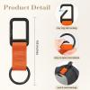 imageNiveaya Hat Clip for Travel  2PCS Stylish Hat Clip for Baseball Cap amp Snapback Trucker Ponytail Hat Sturdy Carabiner with Double Lock for Backpack Luggage Bag Outdoor Vacation Cruise Essentials2PCS BlackOrange