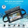 imageNiveaya IPX8 Waterproof Fanny Pack Waterproof Pouch Dry Belt Bag for Beach Kayaking Swimming Boat Travel Cruise Essentials Waterproof Phone Bag Passport Holder for Women Men2 PackBlackBlue
