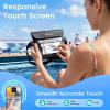 imageNiveaya IPX8 Waterproof Fanny Pack Waterproof Pouch Dry Belt Bag for Beach Kayaking Swimming Boat Travel Cruise Essentials Waterproof Phone Bag Passport Holder for Women Men2 PackBlackGreen