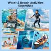 imageNiveaya IPX8 Waterproof Fanny Pack Waterproof Pouch Dry Belt Bag for Beach Kayaking Swimming Boat Travel Cruise Essentials Waterproof Phone Bag Passport Holder for Women Men2 PackBlackGreen
