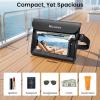 imageNiveaya IPX8 Waterproof Fanny Pack Waterproof Pouch Dry Belt Bag for Beach Kayaking Swimming Boat Travel Cruise Essentials Waterproof Phone Bag Passport Holder for Women Men2 PackBlackBlue