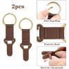 imageNiveaya Hat Clip for Travel on Bag  2 Pack Vacation Beach Cruise Essentials Accessory for Travel Handbag Backpack Luggage Securely Hold to Keep Hat Shaped BrownBrown2PCS BrownBrown