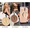 imageNiveaya Hat Clip for Travel on Bag  2 Pack Vacation Beach Cruise Essentials Accessory for Travel Handbag Backpack Luggage Securely Hold to Keep Hat Shaped BrownBrown3pcs Blackbrownleopard