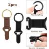 imageNiveaya Hat Clip for Travel on Bag  2 Pack Vacation Beach Cruise Essentials Accessory for Travel Handbag Backpack Luggage Securely Hold to Keep Hat Shaped BrownBrown2pcs Blackbrown