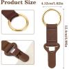 imageNiveaya Hat Clip for Travel on Bag  2 Pack Vacation Beach Cruise Essentials Accessory for Travel Handbag Backpack Luggage Securely Hold to Keep Hat Shaped BrownBrown2PCS BrownBrown