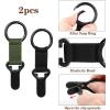 imageNiveaya Hat Clip for Travel on Bag  2 Pack Vacation Beach Cruise Essentials Accessory for Travel Handbag Backpack Luggage Securely Hold to Keep Hat Shaped BrownBrown2PCS BlackDark Green
