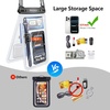 image:imageNiveaya Double Space Waterproof Phone Pouch IPX8 Phone Case with Lanyard for iPhone 17 16 15 Pro Max Galaxy S25 Ultra Cellphone Dry Bag for Beach Cruise Travel Ship Essentials 2 Pack up to 83Clear Clear