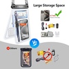 image:imageNiveaya Double Space Waterproof Phone Pouch IPX8 Phone Case with Lanyard for iPhone 17 16 15 Pro Max Galaxy S25 Ultra Cellphone Dry Bag for Beach Cruise Travel Ship Essentials 2 Pack up to 83Clear Clear