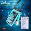 image:imageNiveaya Double Space Waterproof Phone Pouch IPX8 Phone Case with Lanyard for iPhone 17 16 15 Pro Max Galaxy S25 Ultra Cellphone Dry Bag for Beach Cruise Travel Ship Essentials 2 Pack up to 83Black Teal