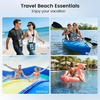 image:imageNiveaya Double Space Waterproof Phone Pouch IPX8 Phone Case with Lanyard for iPhone 17 16 15 Pro Max Galaxy S25 Ultra Cellphone Dry Bag for Beach Cruise Travel Ship Essentials 2 Pack up to 83Black Black