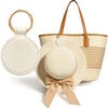 image:imageNiveaya Magnetic Hat Clip for Travel on Bag Strong Magnet Keeps Hat Secure on Purse Luggage Backpack Travel Essentials Accessory for Beach Cruise Outdoor Stylish Leather Finish Light Brown1PCS Beige