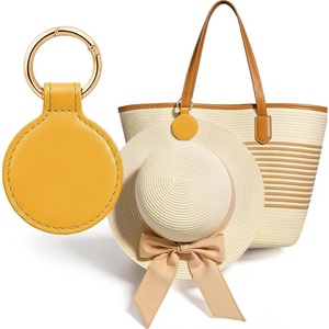 image:imageNiveaya Magnetic Hat Clip for Travel on Bag Strong Magnet Keeps Hat Secure on Purse Luggage Backpack Travel Essentials Accessory for Beach Cruise Outdoor Stylish Leather Finish Light BrownGinger