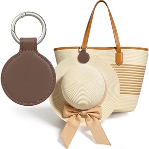 image:imageNiveaya Magnetic Hat Clip for Travel on Bag Strong Magnet Keeps Hat Secure on Purse Luggage Backpack Travel Essentials Accessory for Beach Cruise Outdoor Stylish Leather Finish Light Brown1PCS Coffee Brown