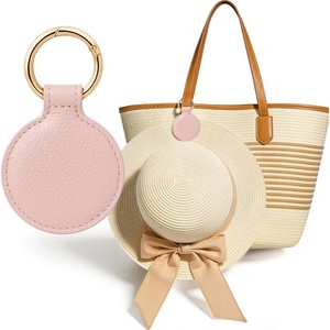 image:imageNiveaya Magnetic Hat Clip for Travel on Bag Strong Magnet Keeps Hat Secure on Purse Luggage Backpack Travel Essentials Accessory for Beach Cruise Outdoor Stylish Leather Finish Light Brown1PCS Light Pink