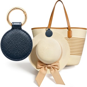 image:imageNiveaya Magnetic Hat Clip for Travel on Bag Strong Magnet Keeps Hat Secure on Purse Luggage Backpack Travel Essentials Accessory for Beach Cruise Outdoor Stylish Leather Finish Light Brown1pcs Blue