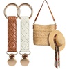 2pcs Brown+cream White