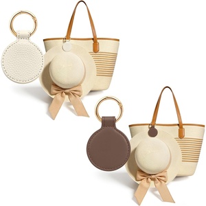 image:imageNiveaya 2 Pcs Magnetic Hat Clip for Travel on Bag BC  Strong Magnet Hook Genuine Leather HandsFree Cruise Airport Beach Vacation Traveling Essentials Gift for Women