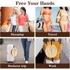image:imageNiveaya Hat Clip for Travel on Bag  2 Pack Vacation Beach Cruise Essentials Accessory for Travel Handbag Backpack Luggage Securely Hold to Keep Hat Shaped BlackBrown3pcs Blackbrownleopard