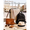 image:imageNiveaya Magnetic Hat Clip for Travel Strong Magnet Holder for Hats Chic HandsFree Travel Essentials for Beach Cruise Vacation Secures Hats on Tote Bags Purse Backpacks Luggage 1Pack Beige1Pcs Beige